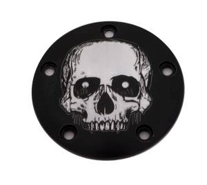 TC TIMER COVER SKULL BLACK