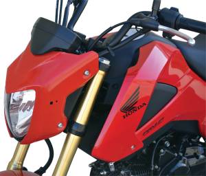 GROM BODY PART FRONT FAIRING PEARL VALENTINE RED