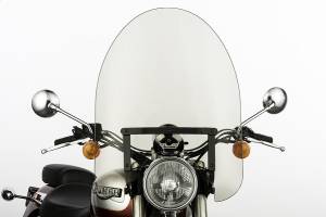 SS30 WINDSHIELD CLASSIC 22" SMOKE/BLACK