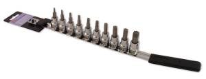 SOCKET BIT SET 10PC TORX