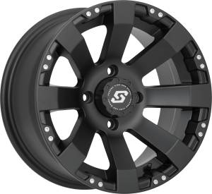 SPYDER WHEEL 12X7 4/110 5+2 (+10MM) BLACK