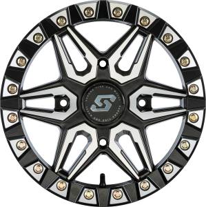 SPLIT 6 BDLK WHEEL 15X6 4/137 5+1 (+38MM) BLK/MACHINED