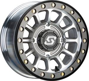 SANO BDLK WHEEL 14X7 4/110 5+2 (+10MM) BLK/AS CAST