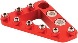 ALUMINUM REAR BRAKE LEVER TIP RED