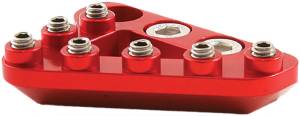 OPTIONAL SMALL ALUMINUM BRAKE LEVER TIP RED