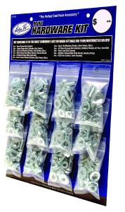 MINI HARDWARE KIT ZINC FINISH 12/PK