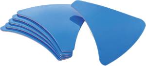 SYSTEM 6 WHEEL INSERT BLUE 6/PK