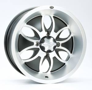 SYSTEM 6 ALLOY WHEEL MAC. W/BLACK 14X7 4/137 5+2