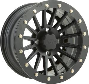 SD DUAL BDLK 14X7 4/137 5+2 M.BLK - BLACK RING