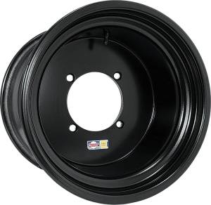 ULTIMATE 14X8 4+4 4/110 BLACK DOUBLE ROLLED BEAD