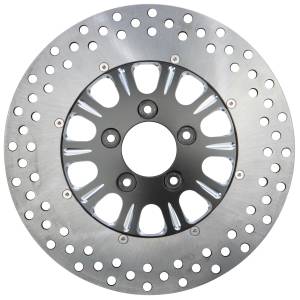 2PC FRONT RIGHT LUCK DISC BLACK 11.5"