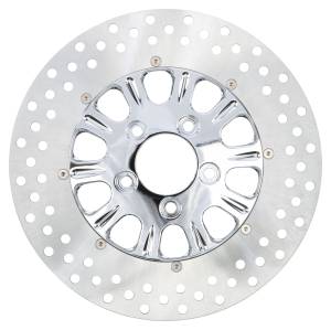 2PC FRONT RIGHT LUCK DISC CHROME 11.5"