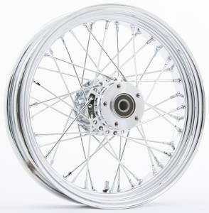 RR 40-SPK CHROME 18X3.5 BT/XL-HUB 3/4" AXL PRE 99