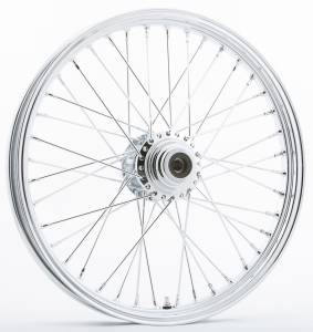 FR 40-SPK SD CHROME 21X2.15 WG-HUB 1" AXL 00 LTR