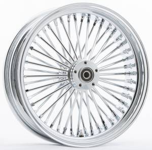 RR 48-SPK CHROME 18X5.5 WIDE-HUB 3/4" AXL 00 LTR