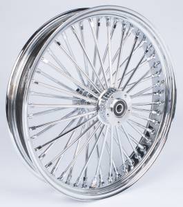 FR 48-SPK DD CHROME 21X3.5 WG-HUB 3/4" AXL 00 LTR