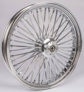 FR 48-SPK DD CHROME 23X3.5 WG-HUB 3/4" AXL 00 LTR