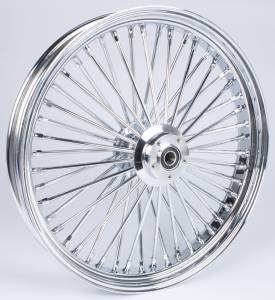 FR 48-SPK DD CHROME 23X3.5 WG-HUB 1" AXL 00 LTR