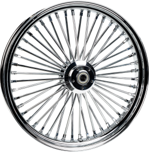 FR 48-SPK DD CHROME 23X3.5 WG-HUB 25M AXL 00 LTR