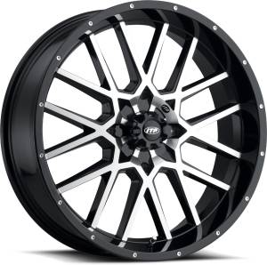 HURRICANE BLACK/MACHINED 18X6.5 4/137 4 + 2.5 (+10MM)