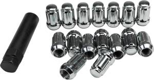 12MMX1.50 LOCK STYLE LUG NUTS W/KEY 16/PK