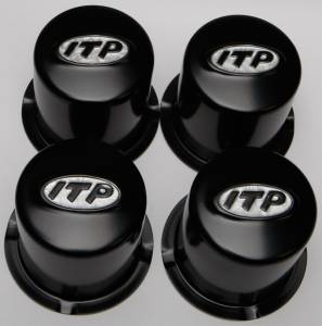 STEEL 4/110 BLACK CAP 4 PACK