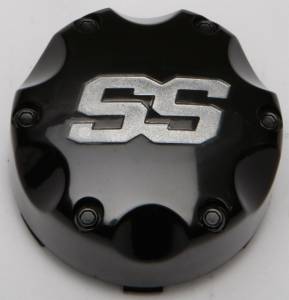 SS112 ALLOY CENTER CAP BLACK 10" SPORT WHEEL 4/ALL