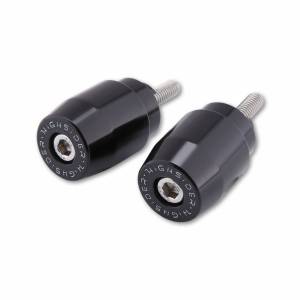 BAR ENDS M6 THREAD PAIR BLACK HON