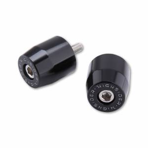 BAR ENDS M6 THREAD PAIR BLACK SUZ