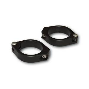 CNC FORK CLAMPS 42-43MM PAIR BLACK