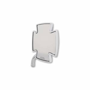 IRON CROSS MIRROR PAIR CHROME