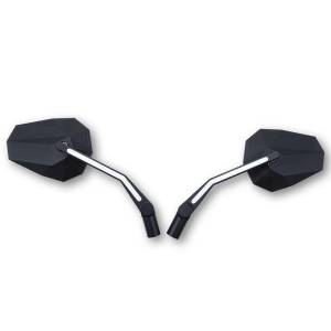 STEALTH-X3 DRL MIRROR PAIR MATTE BLACK