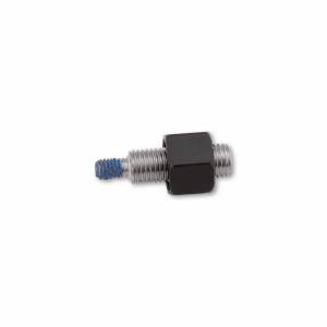 MIRROR ADAPTER EACH BLACK M10X1.25 TO M6 RIGHT THREAD