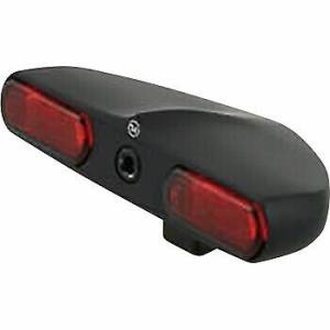 FLIGHT LED TAILLIGHT EACH RED LENS BLACK