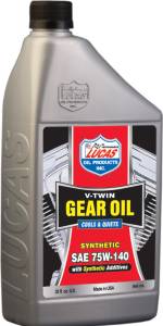 V-TWIN GEAR OIL SYNTHETIC 75W-140 1QT