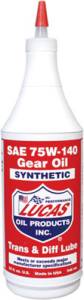 SYNTHETIC GEAR OIL 75W-140 QT