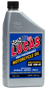 SEMI-SYNTHETIC HIGH PERFORMANCE OIL 10W-40 1QT