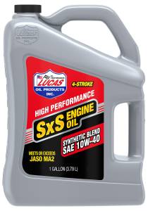 SXS SEMI SYNTHETIC ENGINE OIL 10W40 1 GAL