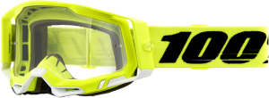 RACECRAFT 2 GOGGLE YELLOW CLEAR LENS