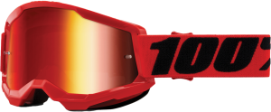 STRATA 2 GOGGLE RED MIRROR RED LENS