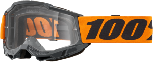 STRATA 2 GOGGLE NEON ORANGE CLEAR LENS