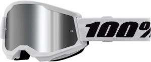 STRATA 2 GOGGLE WHITE MIRROR SILVER LENS