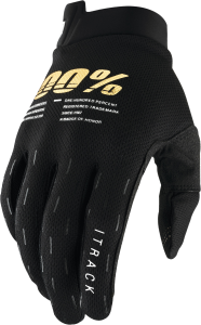 ITRACK YOUTH GLOVES BLACK MD