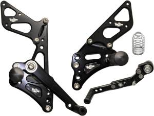 BILLET REAR SET BLACK