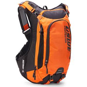 PATRIOT 15 WITH CE SAS-TECH BACK PROTECTOR ORANGE/BLACK