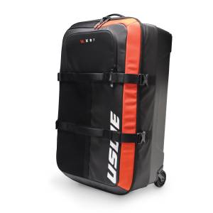 BUDDY 100L ATHLETE GEAR TROLLEY BAG BLACK/USWE RED