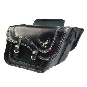 SADDLEBAG SUPER SLANT BLACK MAGIC 16"X11"X6.5"