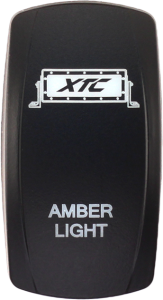 DASH SWITCH ROCKER FACE AMBER LIGHT BAR