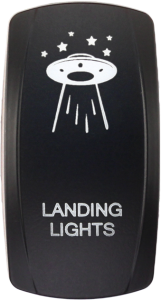 DASH SWITCH ROCKER FACE LANDING LIGHTS