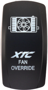 DASH SWITCH ROCKER FACE XTC FAN OVERRIDE